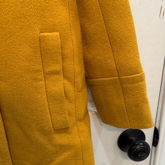 J. Crew Mustard Yellow  Coat - Picture 3 of 5